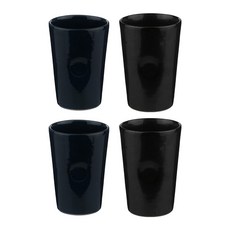 Imyisepdoyeogajang印章果汁杯 深藍色 2個+黑色 2個, 混色, 1套