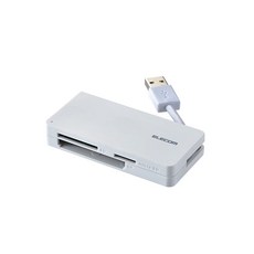 ELECOM USB 3.0 讀卡器, MR3-K012WH, 白色的