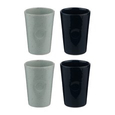 Imyisepdo Yejak作業場 印章果汁杯 薄荷 2入+海軍藍 2入, 混色, 1套