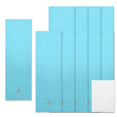 Songwol 松月 生動運動 31 毛巾藍色 10p+彩色抹佈白色, 混色, 1套