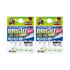 BKC백경조침 브라이트 지그 훅 BK-217 1.5g, 2세트