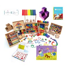 Gabe Family Keunsol Gabe 13種體驗式數學套組豪華+4種組件, 混色
