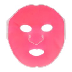 冷熱敷全臉面罩 粉紅色, 1個