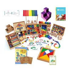 GabeFamily 大算盤13種基礎數學組+組成品4種, 混色