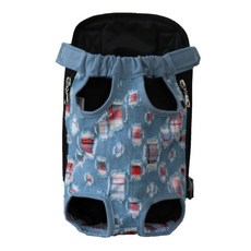 슈퍼식스 반려견 휴대용 통기성좋은 이동가방 S, 카우보이, 1개