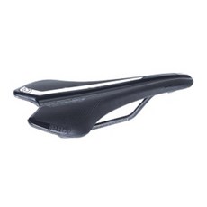 PRO 팰컨 스테인리스 레일 자전거 안장 132mm, 블랙, 1개