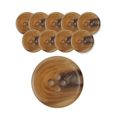 斗陽 時尚焦點 Someday 霧面鈕扣 15mm, 米色, 10個