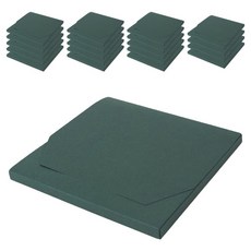 hello moris 深綠色扁平盒 17 x 17 x 1 cm, 單一顏色, 20入