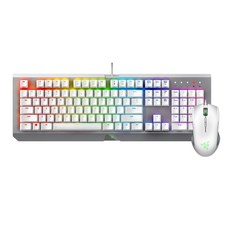 RAZER 雷蛇 Lancehead Tournament 水星有線滑鼠 RZ01-0213 + 黑寡婦 X Chroma Mercury 有線鍵盤 RZ03-0176 套組, 2種, 1套