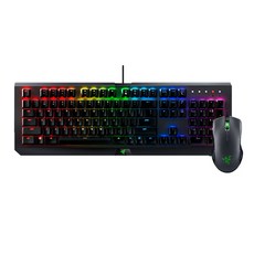 RAZER 雷蛇 Lancehead Tournament 槍色滑鼠 RZ01-0213 + 黑寡婦 X Chroma 槍色鍵盤 RZ03-0176 套組, 2種, 1套