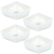 다이리빙 모던플로엣 사각볼, 화이트, 4개입