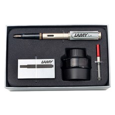LAMY 鋼筆 Lux 瓶裝墨水禮品套組, EF, Palladium