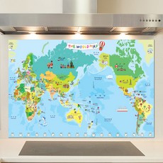 샤이니아트 주방아트보드 세계여행 2, 1개