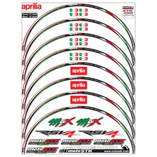 모토스티커 RSV4 17인치, 혼합 색상, 1세트