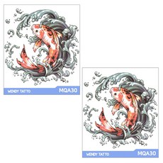 派對服.com 大型紋身貼紙, MQA30, 2個