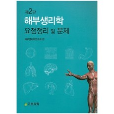 해부생리학 요점정리 및 문제, 고려의학, 해부생리학연구회 저