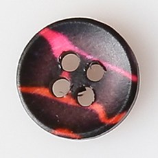 HR大鈕扣 喬治城鈕扣 NO6 11mm, 單一顏色, 12個