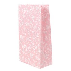 hello moris Floret 紙袋 S 12 x 6 x 22 cm, 粉紅色, 100入