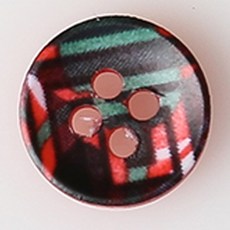 HR大鈕扣 喬治城 鈕扣 NO35 11mm, 混色, 8個