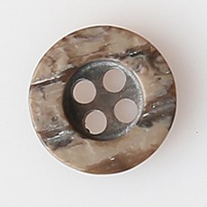 HR大鈕扣 喬治敦鈕扣 NO5 11mm, 單一顏色, 12個