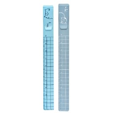 슈퍼식스 귀여운 고양이 10cm 알루미늄자, 랜덤 발송, 2개입