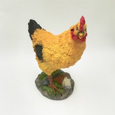 ZIPU花園室內模型花園雕像 母雞 ZP020, 混色
