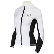 튜브트리 나야스타일 여성용 나트랑 집업 래쉬가드 상의