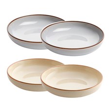 Zen韓國Zen FS鍋具 15cm 灰色 2個+奶油色 2個, 混色, 1套