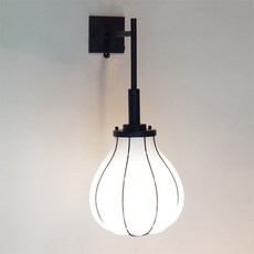 晨星屋大蒜壁燈, 黑色