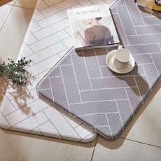 INNOHOUSE 北歐設計寬版廚房地墊 2件組, 貝拉人字紋