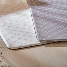 INNOHOUSE 北歐設計寬版廚房地墊 大 + 中 套組, 貝拉人字紋, 1個