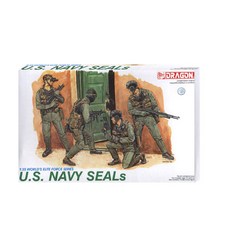 DRAGON 1/35 U.S. NAVY SEALS塑膠模型 BD3017, 1套