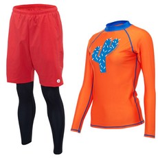 더시럽 남아용 주니어 로저 반바지레깅스 세트