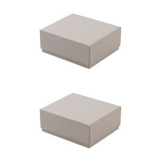 봄91 기프트 사각상자 소 11.5 x 13.5 x 5.5 cm, 그레이, 2개입