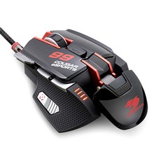 Cougar 700M eSPORTS 鋼琴塗層遊戲鼠標, COUGAR 700M 電競鼠標, 紅色的