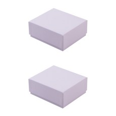 봄91 기프트 사각상자 소 11.5 x 13.5 x 5.5 cm, 연퍼플, 2개입