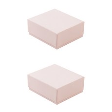 봄91 기프트 사각상자 소 11.5 x 13.5 x 5.5 cm, 연핑크, 2개입