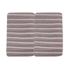 海洋毛巾現代條紋浴巾, 粉紅色, 2入, 1入