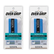 고센 스파이럴 싱글 배드민턴그립 AC-25L 2p, 로얄블루, 1세트