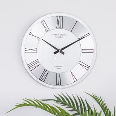ORIENT 東方錶 羅馬銀色玻璃掛鐘 OT800S, 混合色