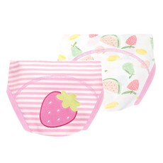 JOY MULTI 如廁訓練內褲 I款草莓, 粉色, 1組