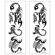 파티복닷컴 레터링 타투스티커, 2개, B-LD019