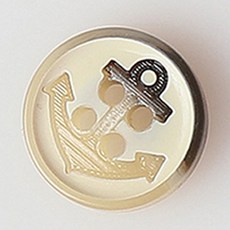 HR大鈕扣 半排鈕扣 NO38 11mm, 混合顏色, 12個