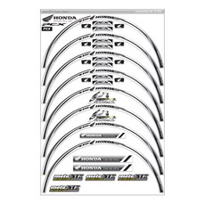 모토스티커 혼다 오토바이 휠스티커 혼다, PCX A2, 1세트