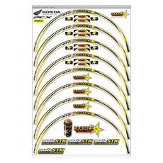 모토스티커 혼다 오토바이 휠스티커 혼다, PCX D, 1세트