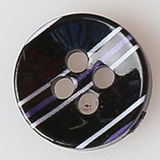 HR半排大鈕扣 NO17 11mm, 混合顏色, 12個