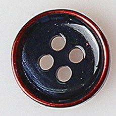 HR大鈕扣 半排鈕扣 NO7 11mm, 混合顏色, 12個