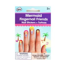 孩童指甲貼 小美人魚圖案, 混色, 1套