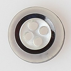 HR大鈕扣 半排鈕扣 NO34 11mm, 混合顏色, 12個