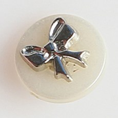 HR大鈕扣 半排鈕扣 NO47 11mm, 混合顏色, 12個